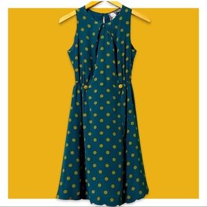 100% Silk Polkadot Dress